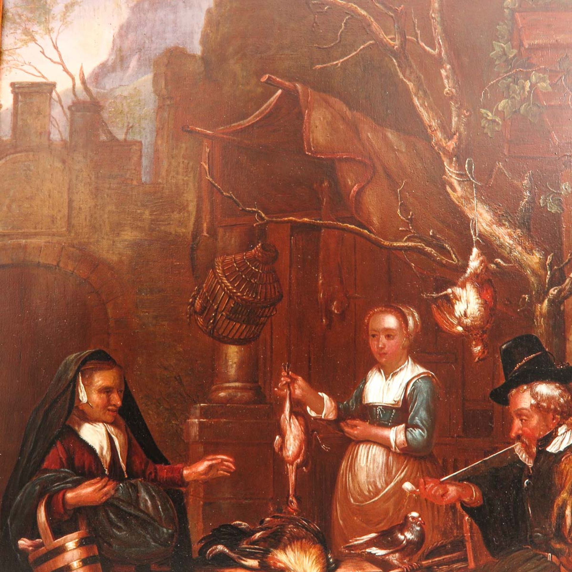 A 17th Century Oil on Panel - Bild 5 aus 6