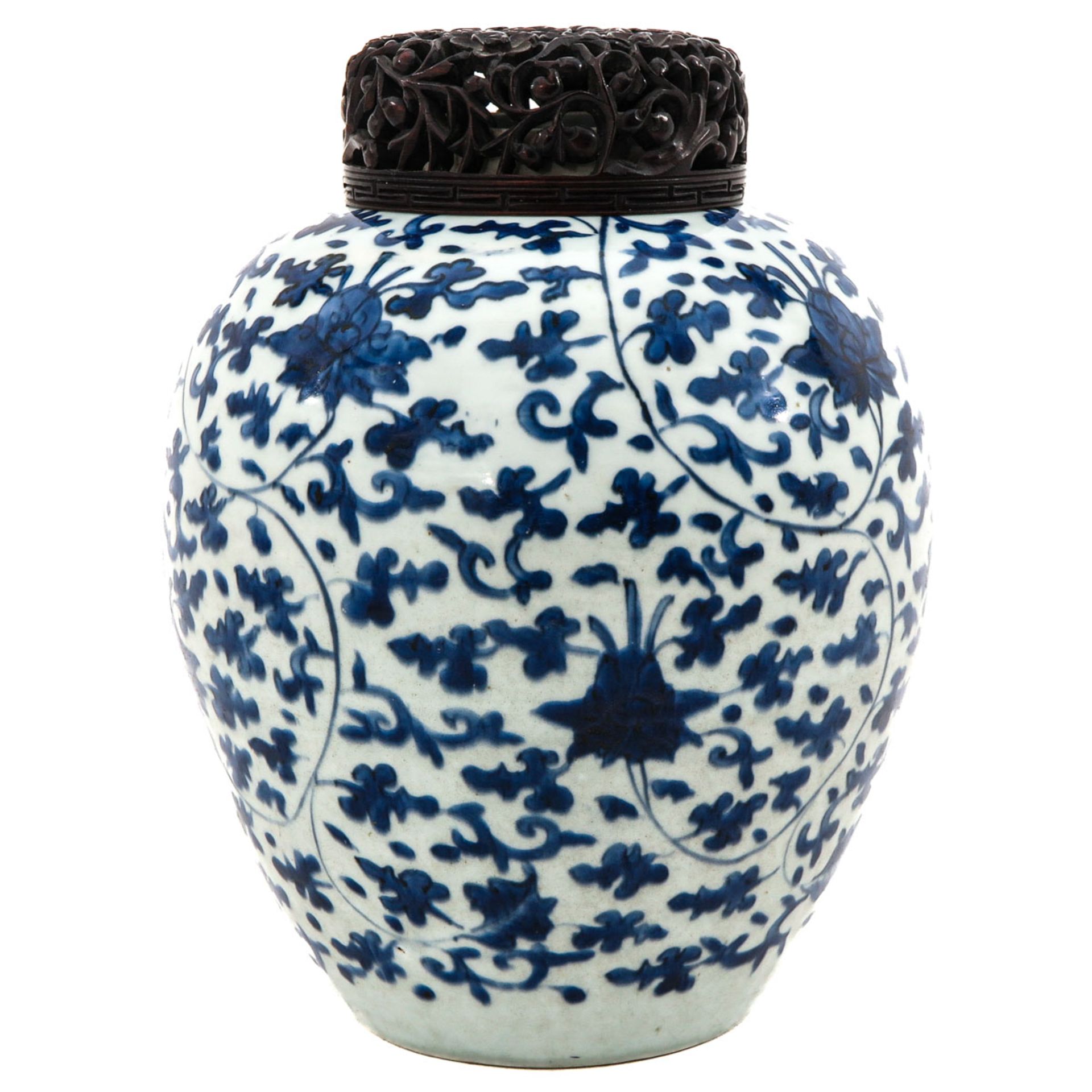 A Blue and White Ginger Jar - Image 4 of 9