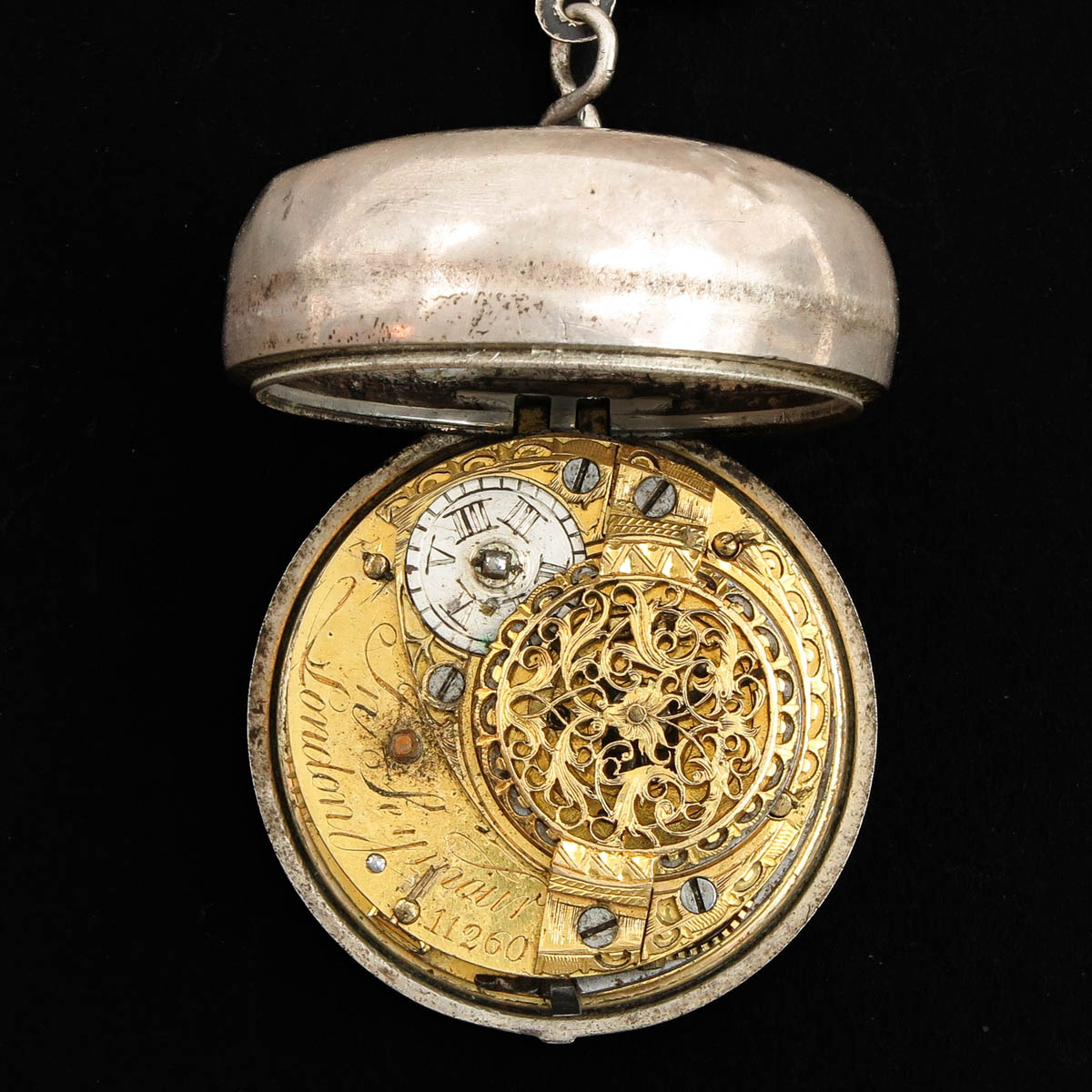 An 18th Century Silver Pocket Watch - Image 4 of 10