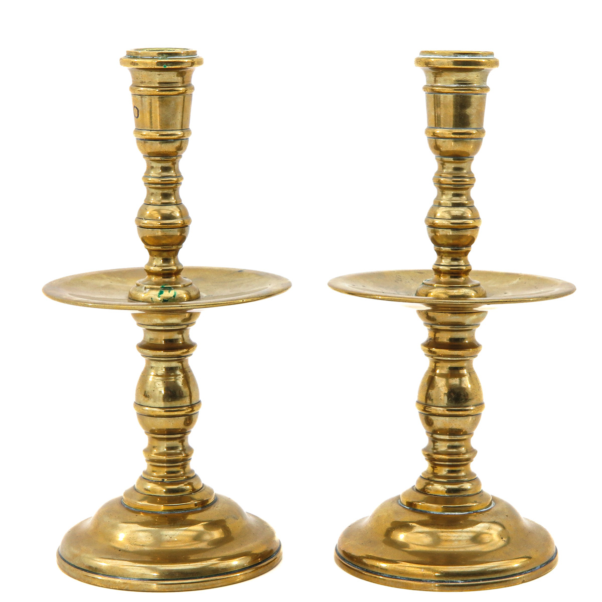 A Pair of Bronze Candlesticks - Image 3 of 10