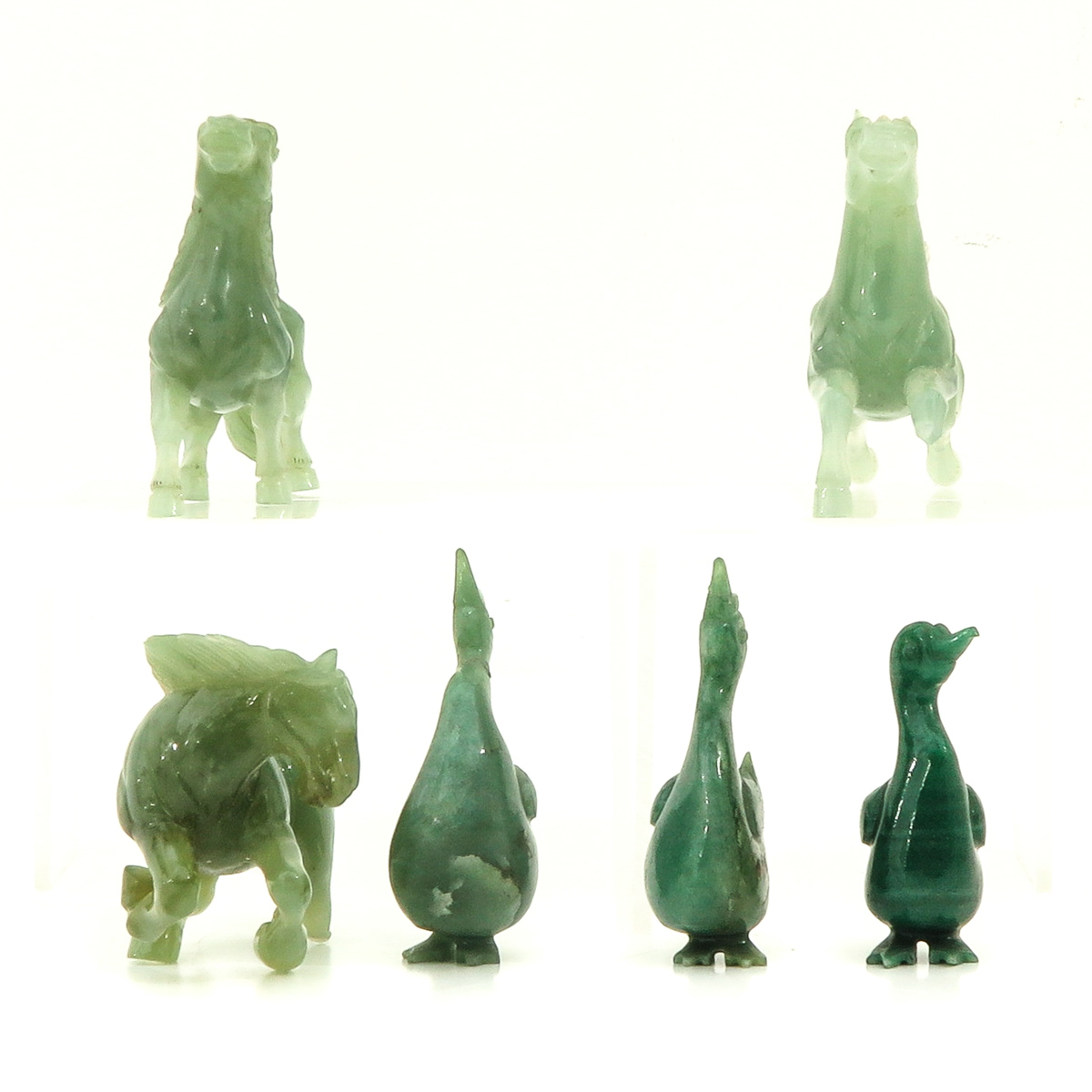 A Collection of 6 Jade Sculptures - Image 4 of 9