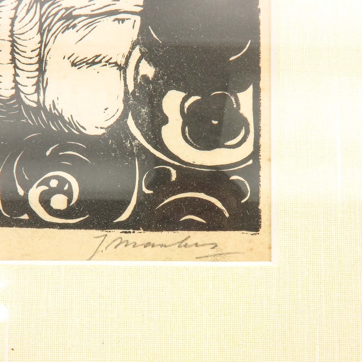 A Signed Woodblock Print - Image 3 of 4