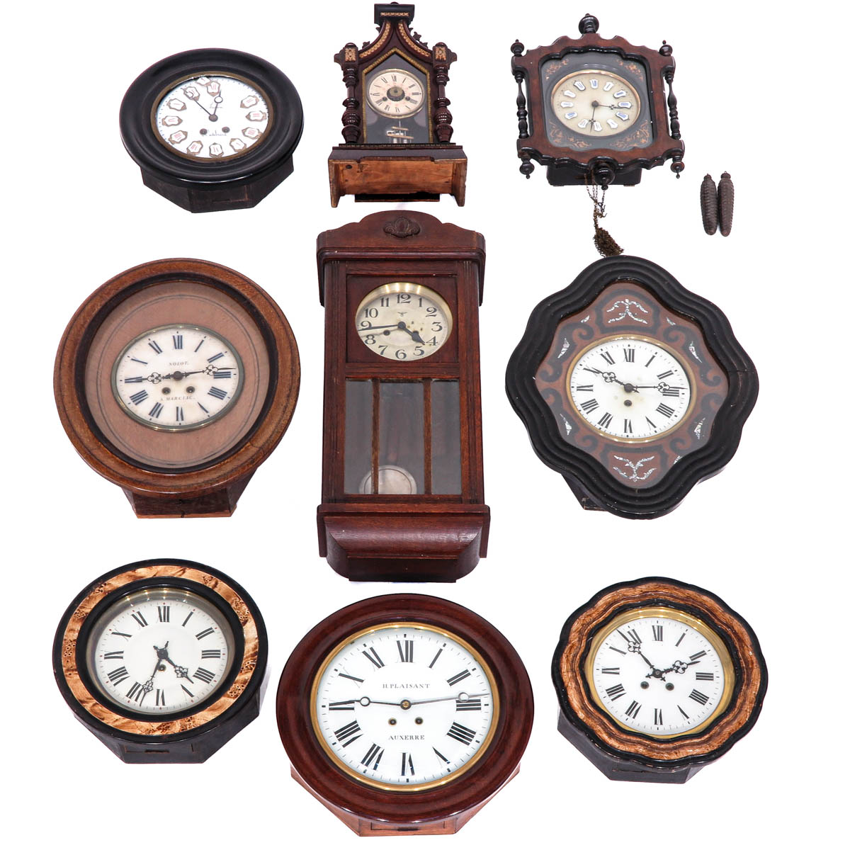 A Lot of 9 Clocks