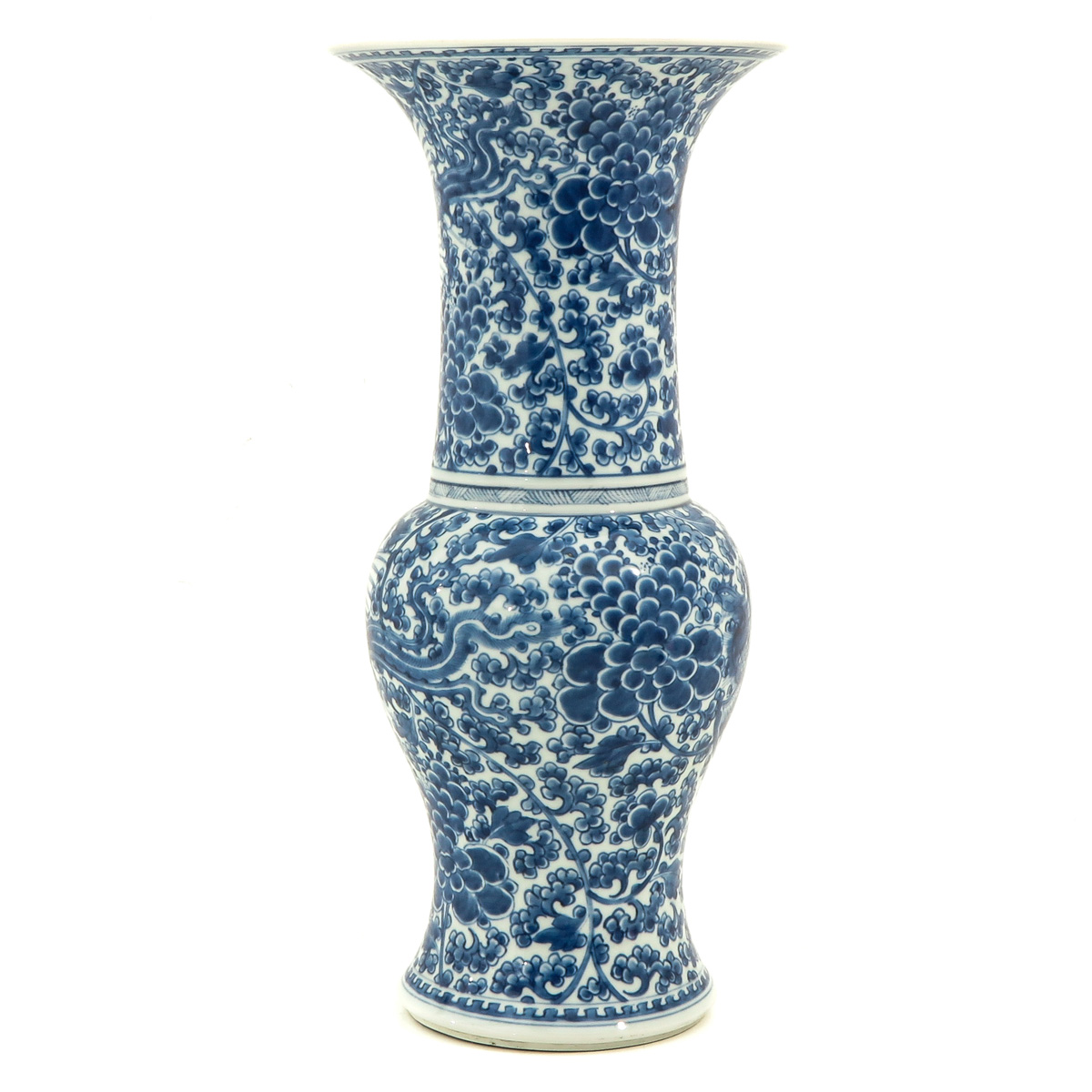 A Blue and White Yen Yen Vase - Image 2 of 10