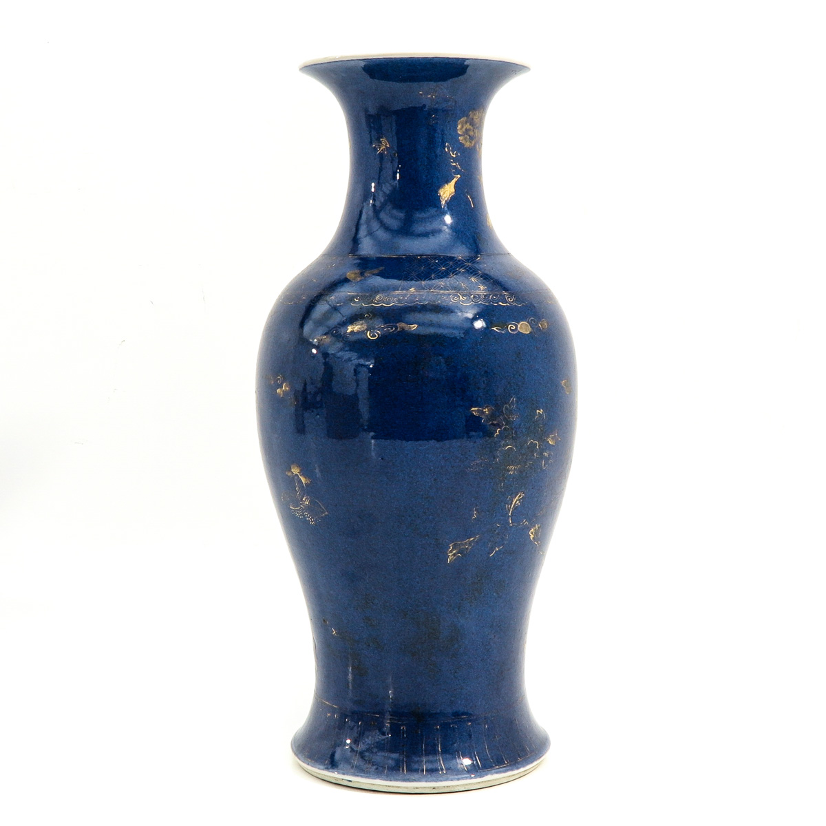 A Blue and Gilt Vase - Image 3 of 9