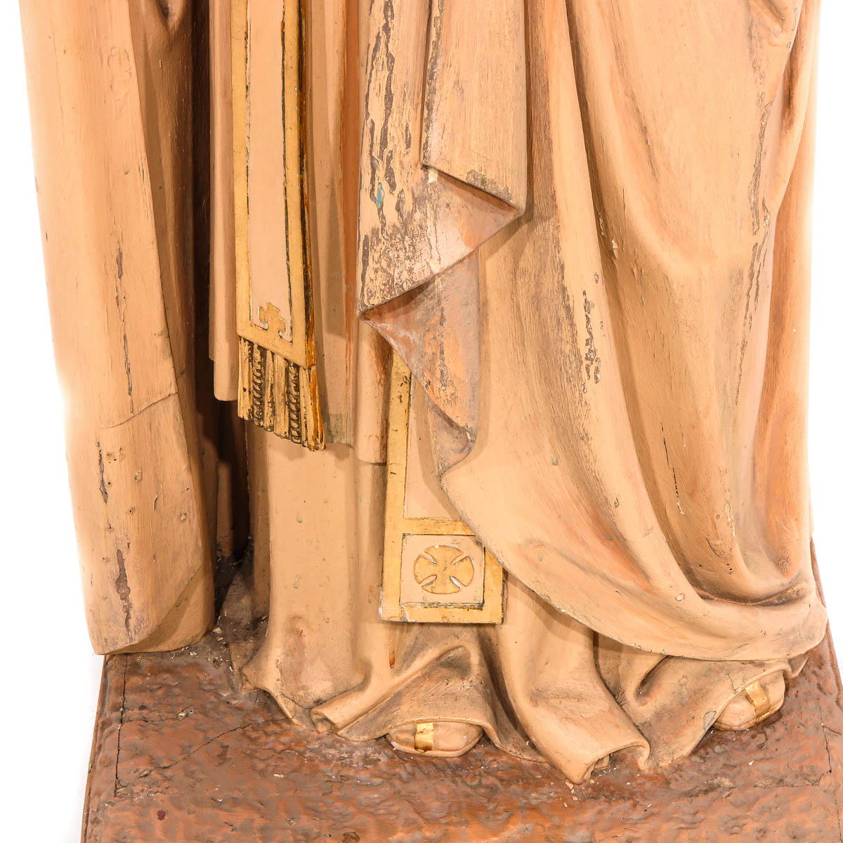 A 19th Century Sculpture of Saint Augustine - Image 10 of 10