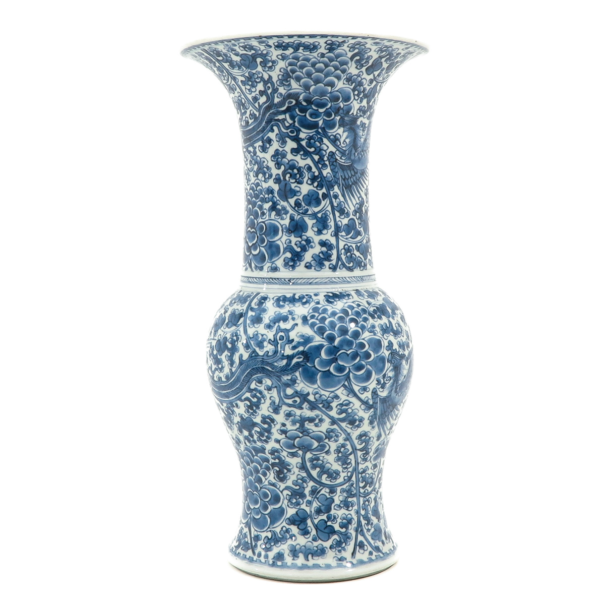 A Blue and White Yen Yen Vase - Image 2 of 9