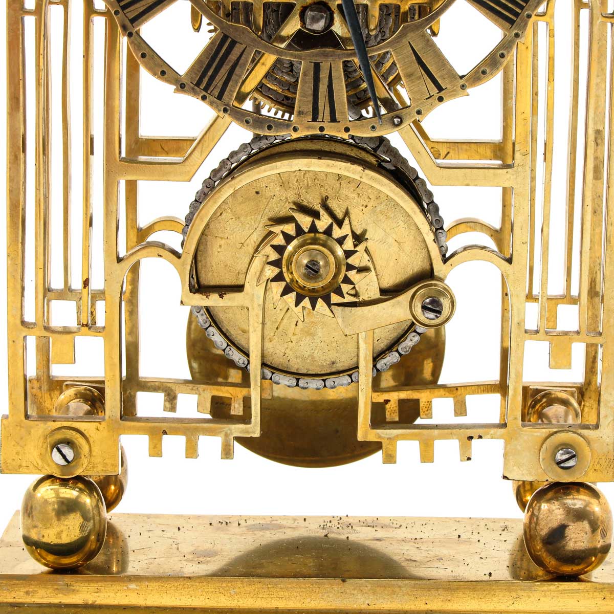 A 19th Century Skeleton Clock - Image 7 of 10