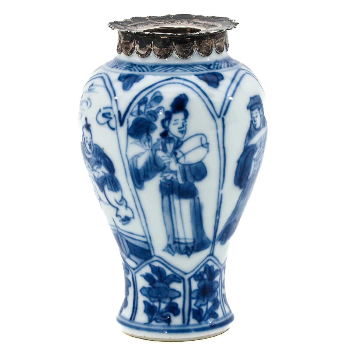 A Blue and White Miniature Vase