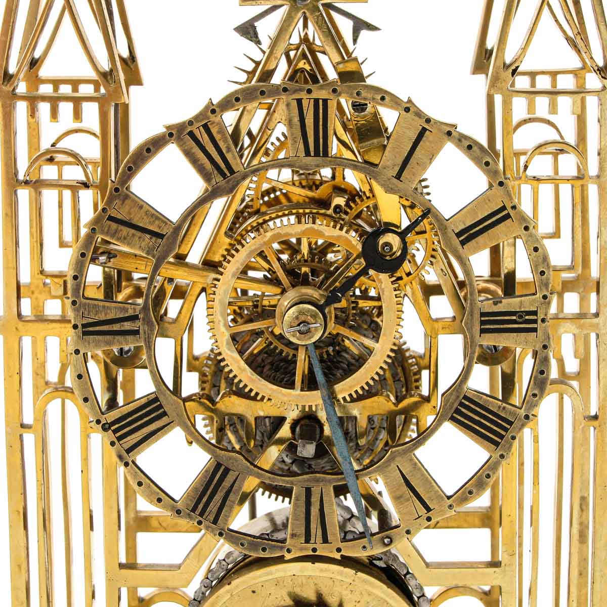 A 19th Century Skeleton Clock - Image 6 of 10