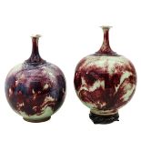 A Pair of Jun Ware Vases