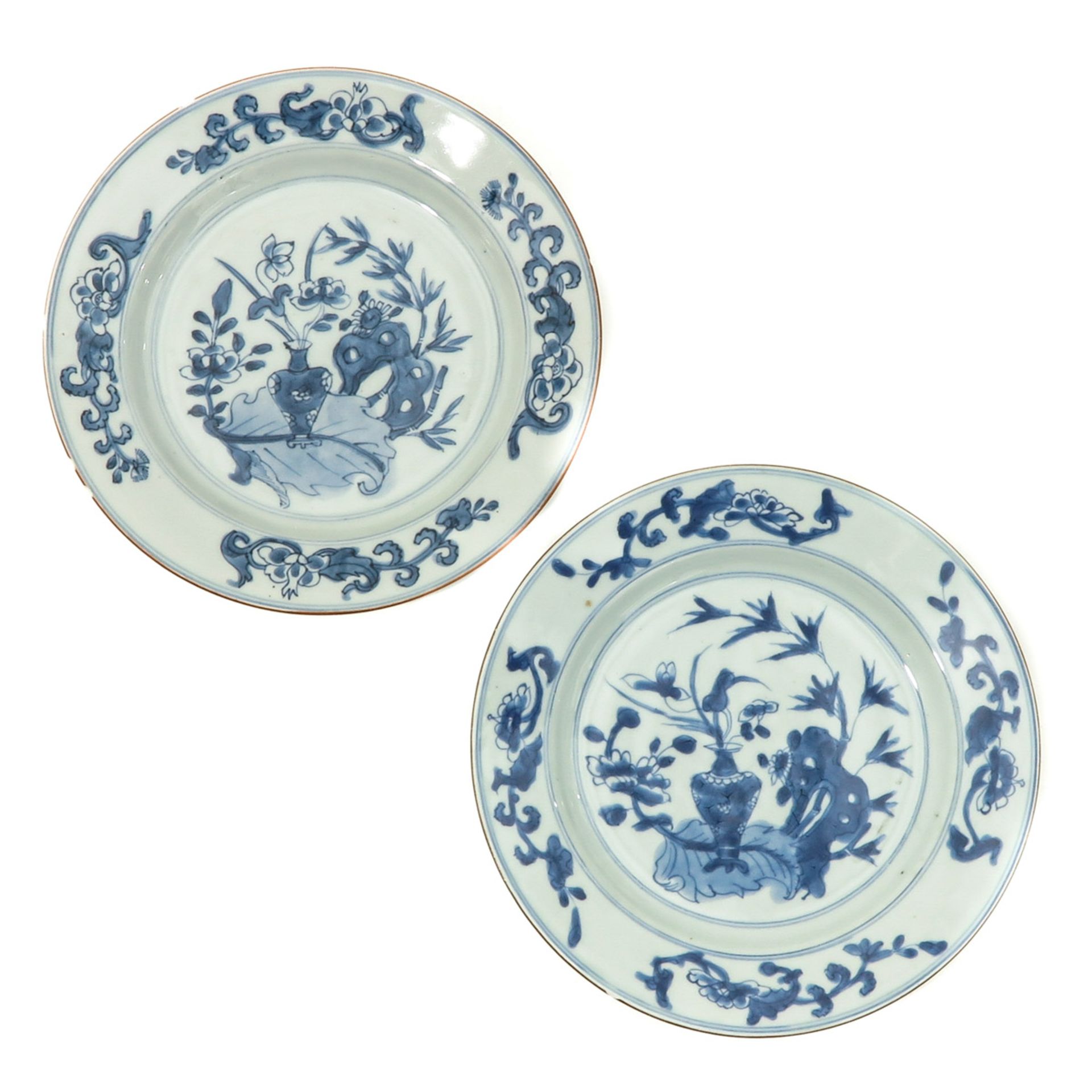 A Collection of 6 Blue and White Plates - Image 5 of 10