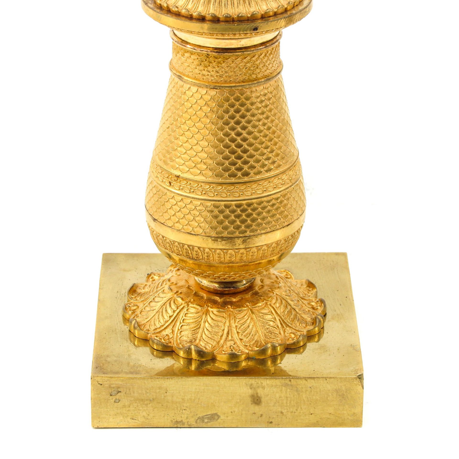 A Pair of Empire Period Candlesticks - Image 10 of 10
