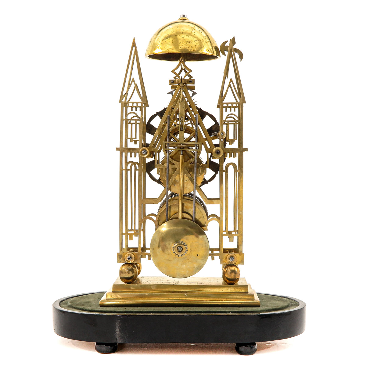 A 19th Century Skeleton Clock - Image 3 of 10