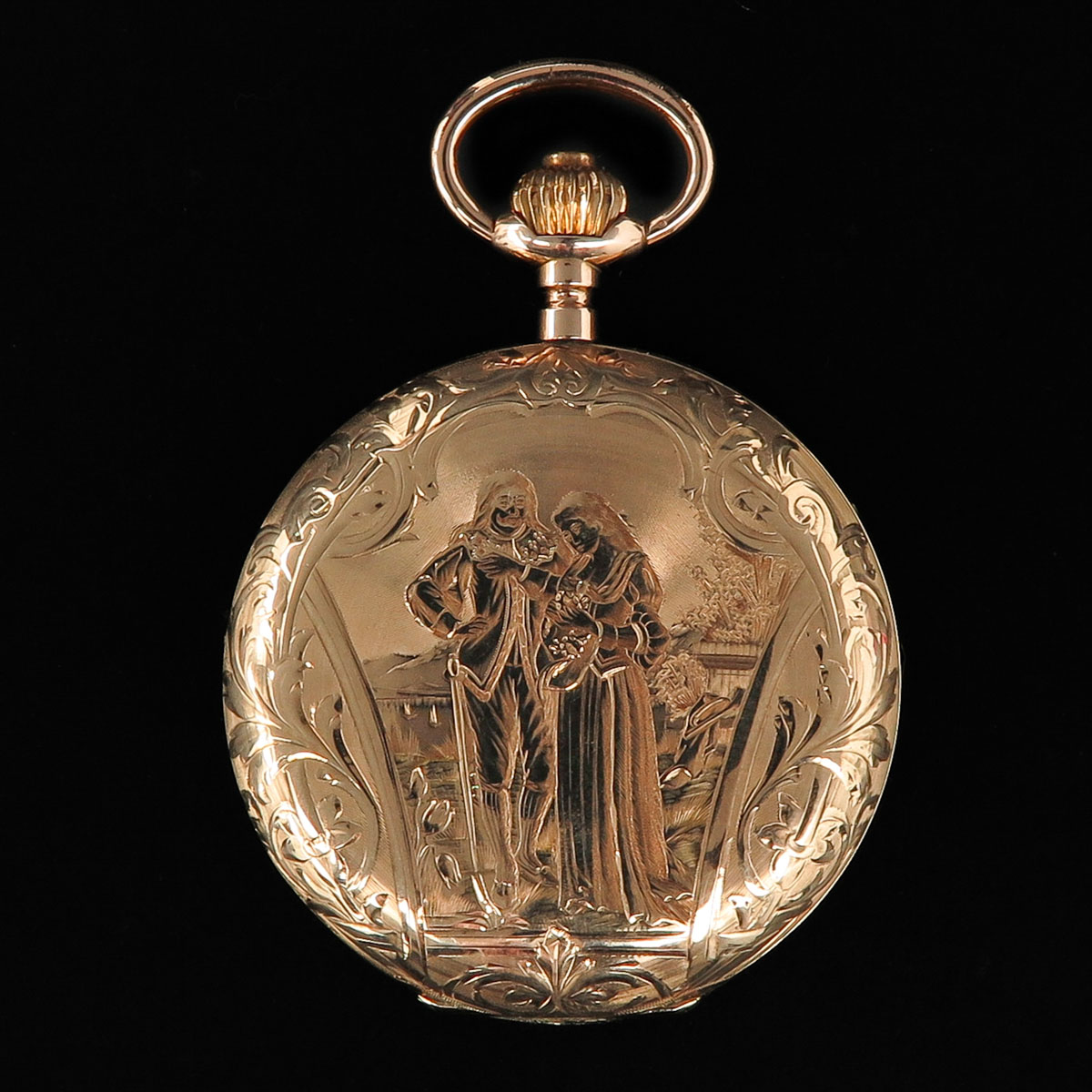 A 14k Gold Pocket Watch - Image 2 of 8