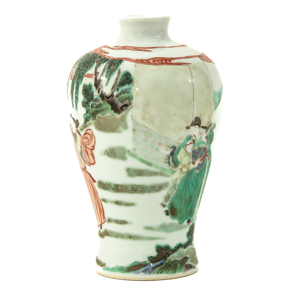 A Famille Verte Meiping Vase - Image 2 of 10