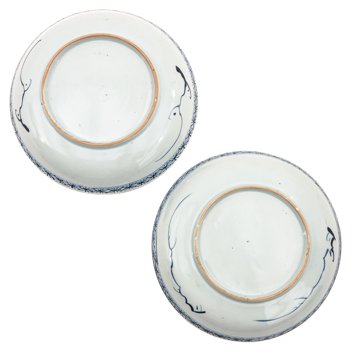 A Pair of Blue and White Plates - Image 2 of 9