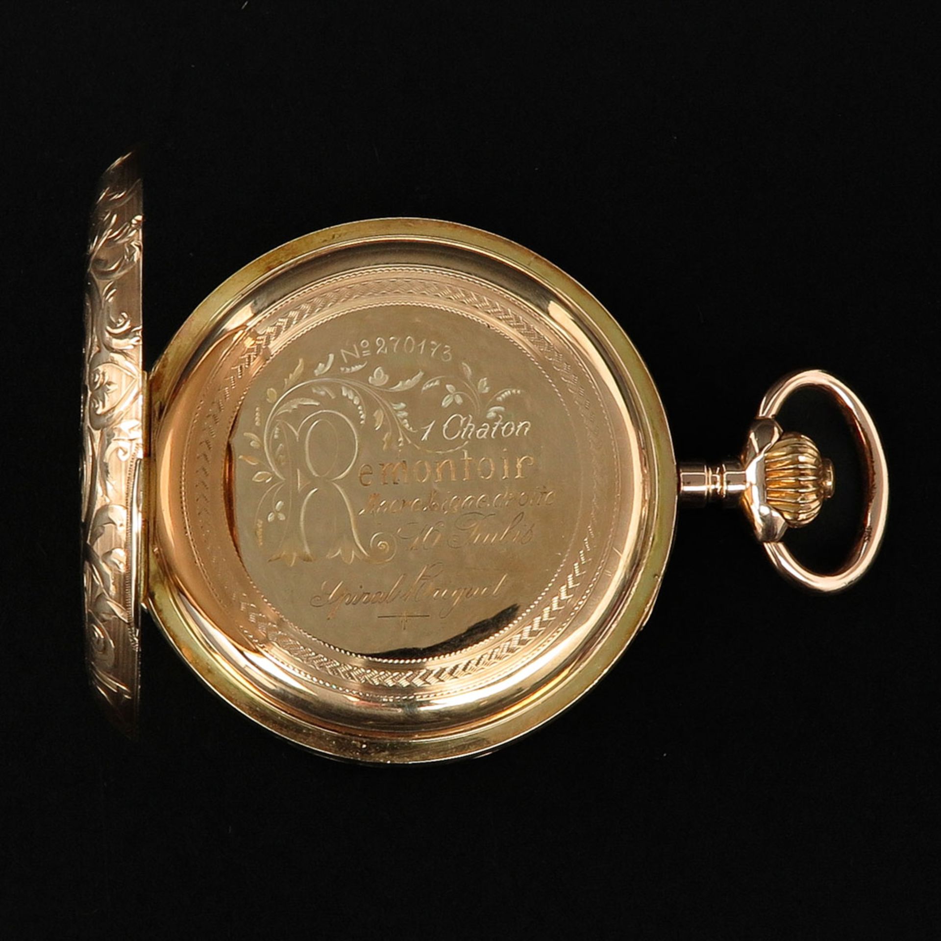 A 14k Gold Pocket Watch - Bild 7 aus 8