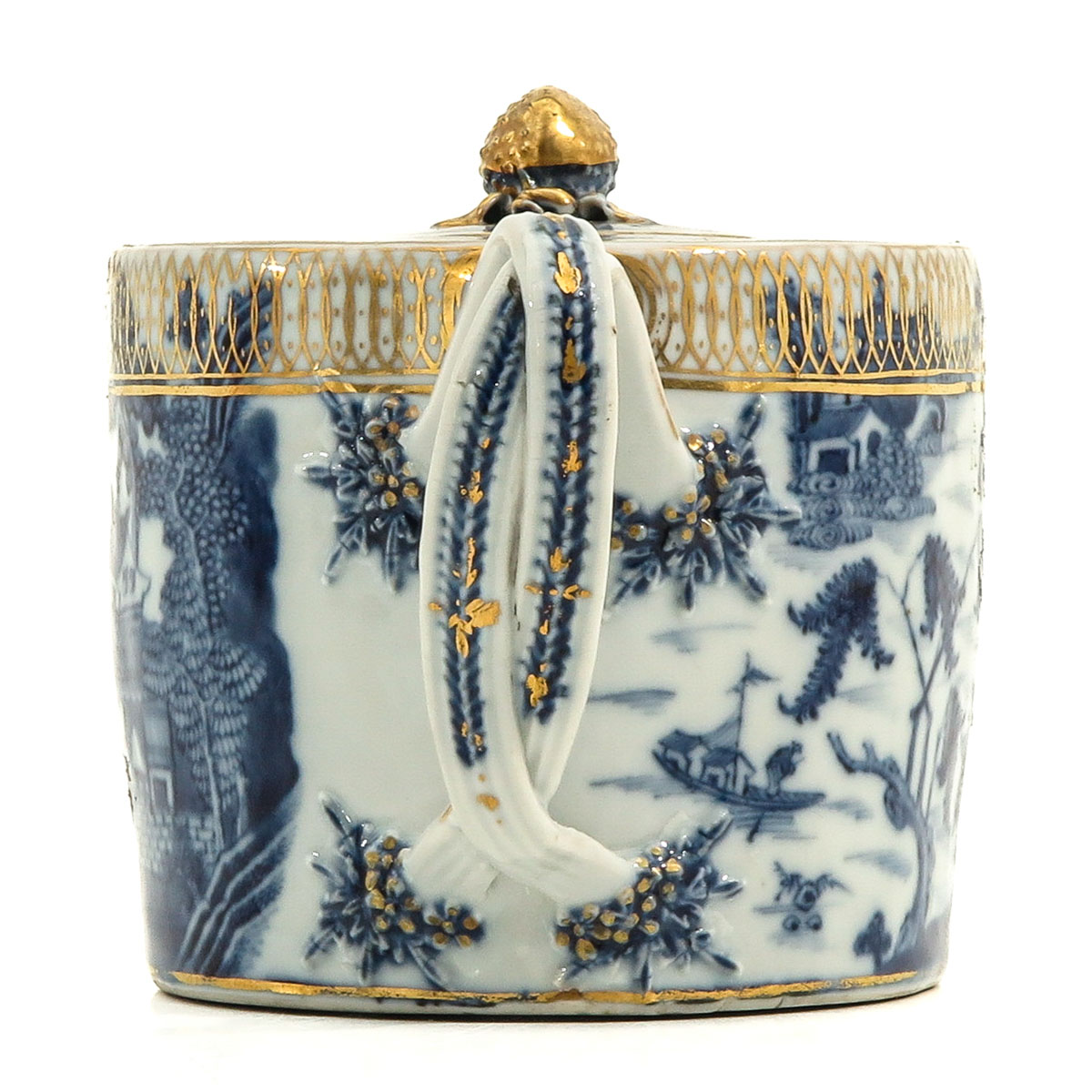 A Blue and Gilt Decor Teapot - Image 2 of 10