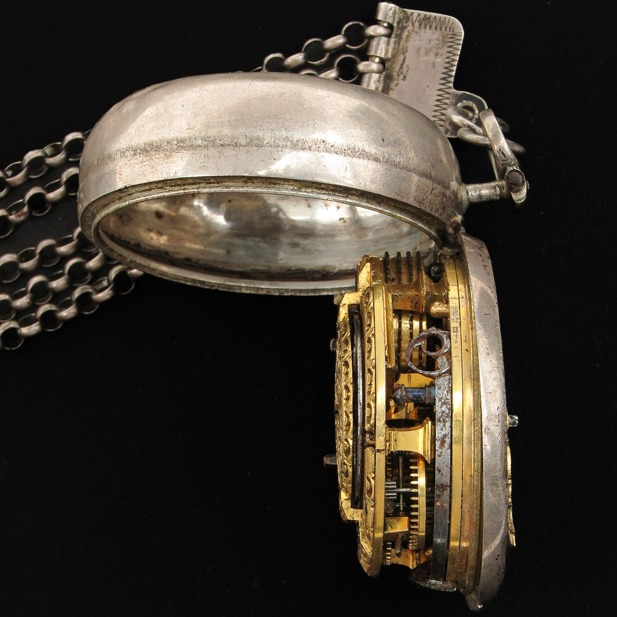 An 18th Century Silver Pocket Watch - Image 5 of 10