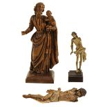 A Collection of 3 Religious Sculptures