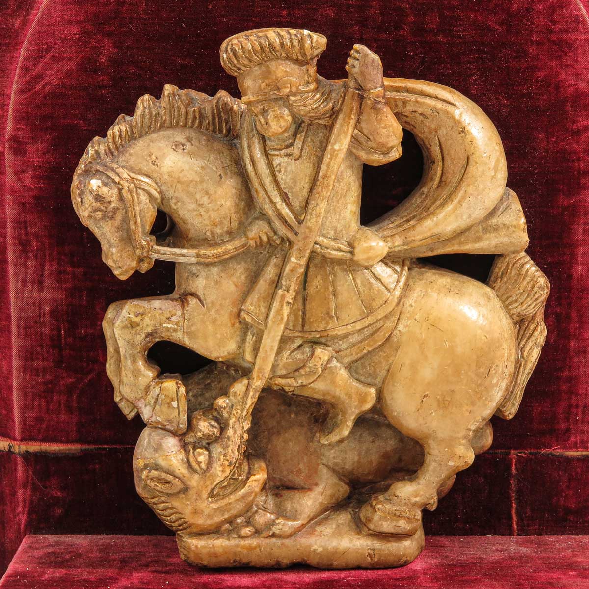 A 16th Century Religious Alabaster Sculpture - Image 6 of 8