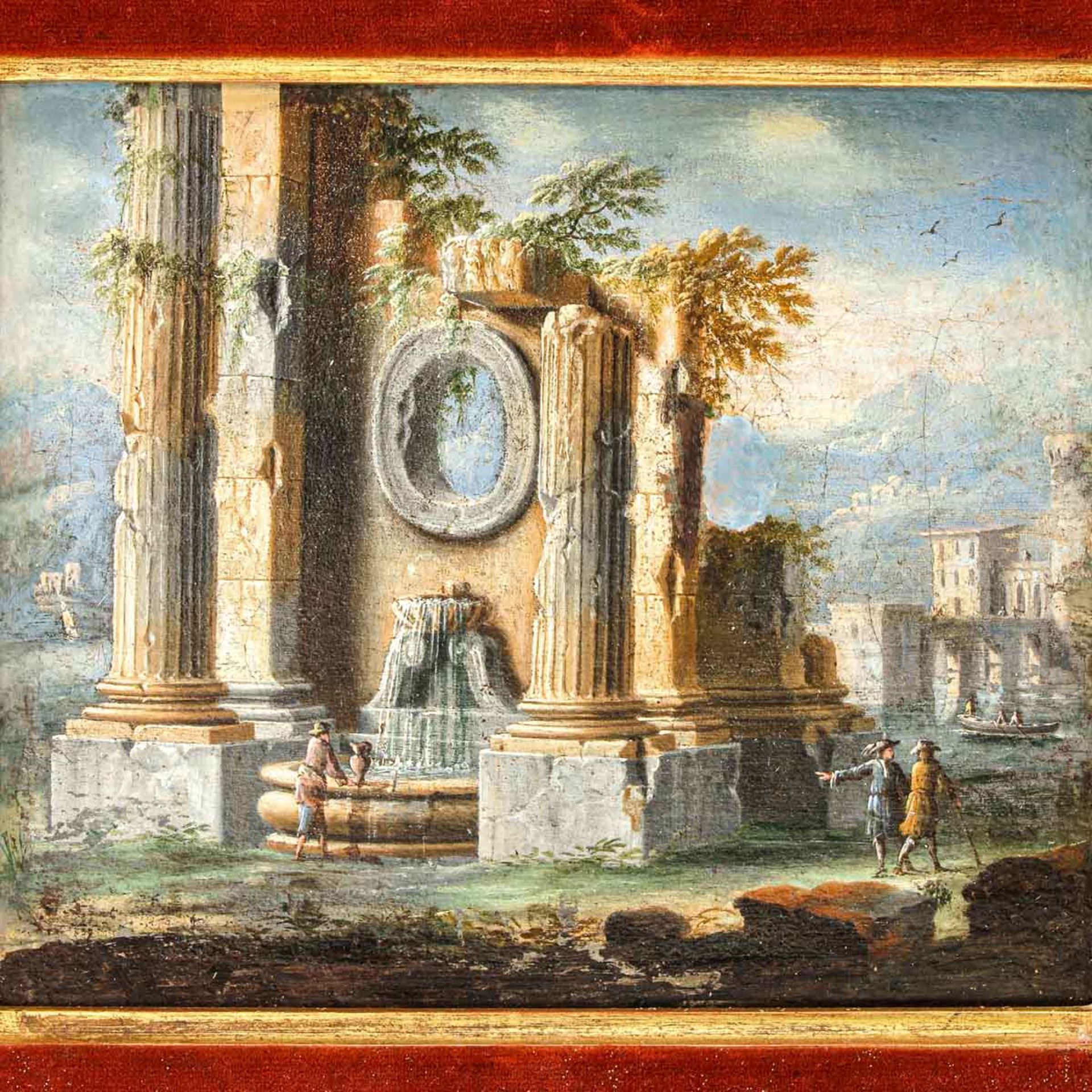A Pair of 18th Century Paintings - Image 8 of 8