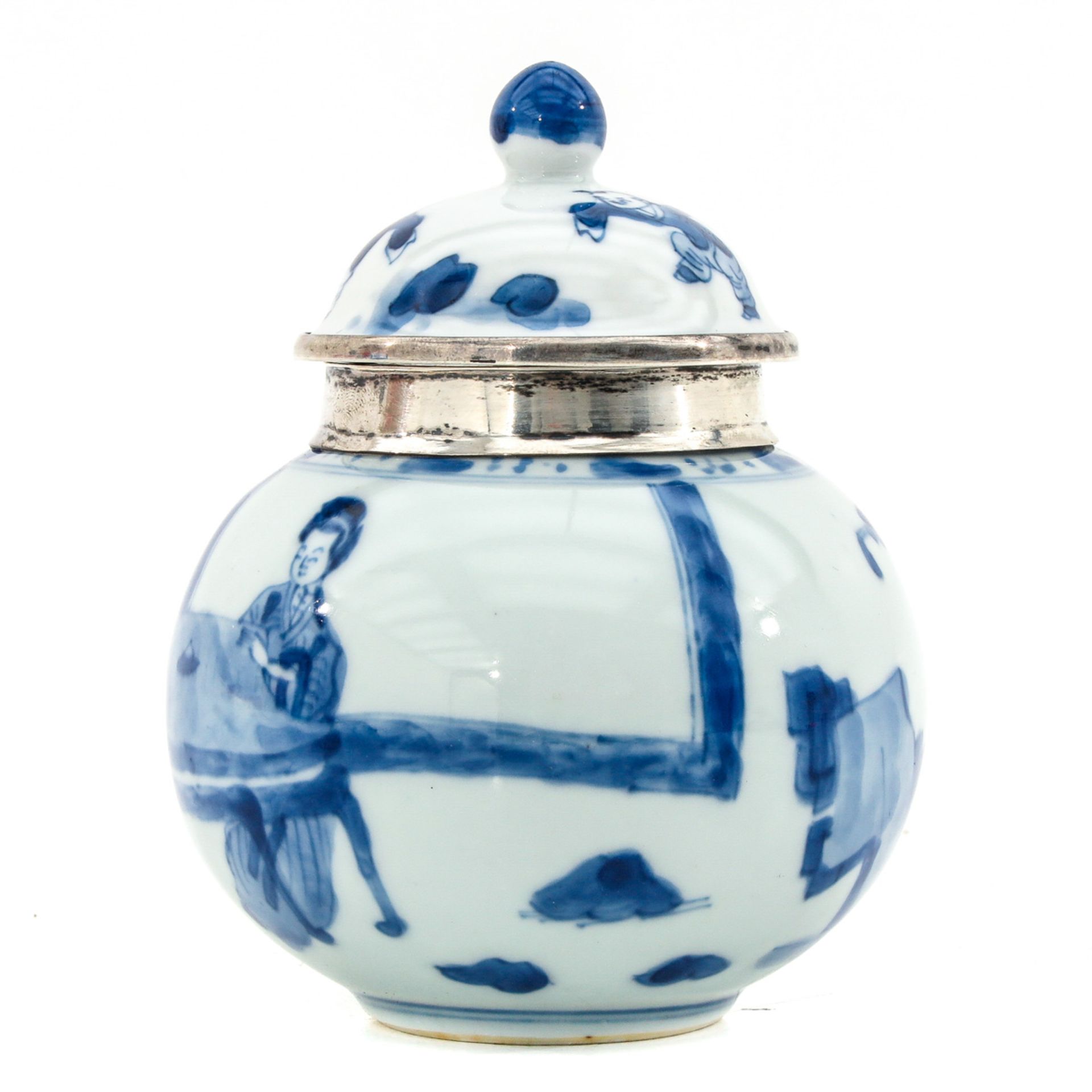 A Blue and White Teabox - Bild 2 aus 10