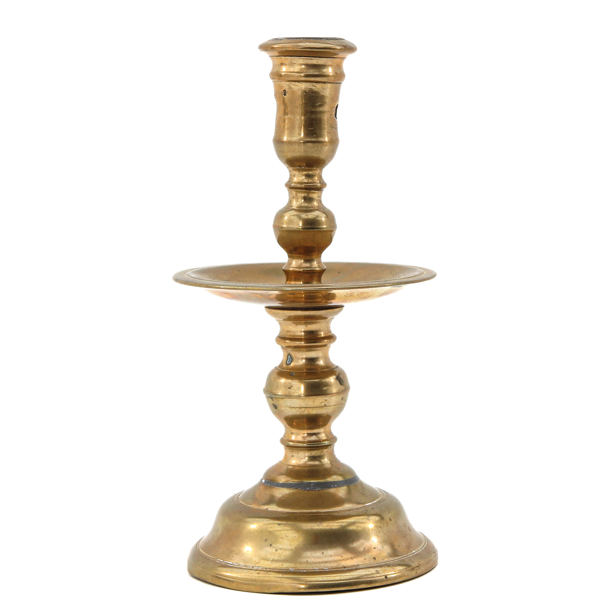 A 17th Century Bronze Candlestick - Image 3 of 8