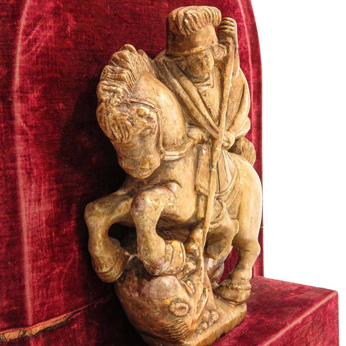 A 16th Century Religious Alabaster Sculpture - Image 7 of 8