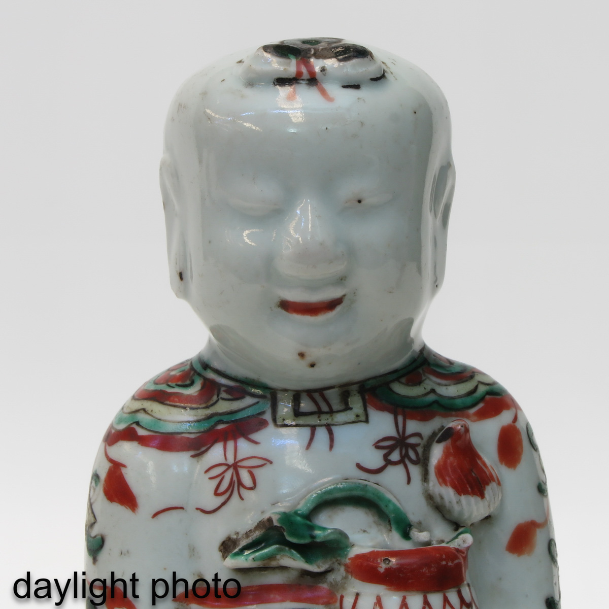 A Pair of Chinese Boy Sculptures - Image 9 of 9