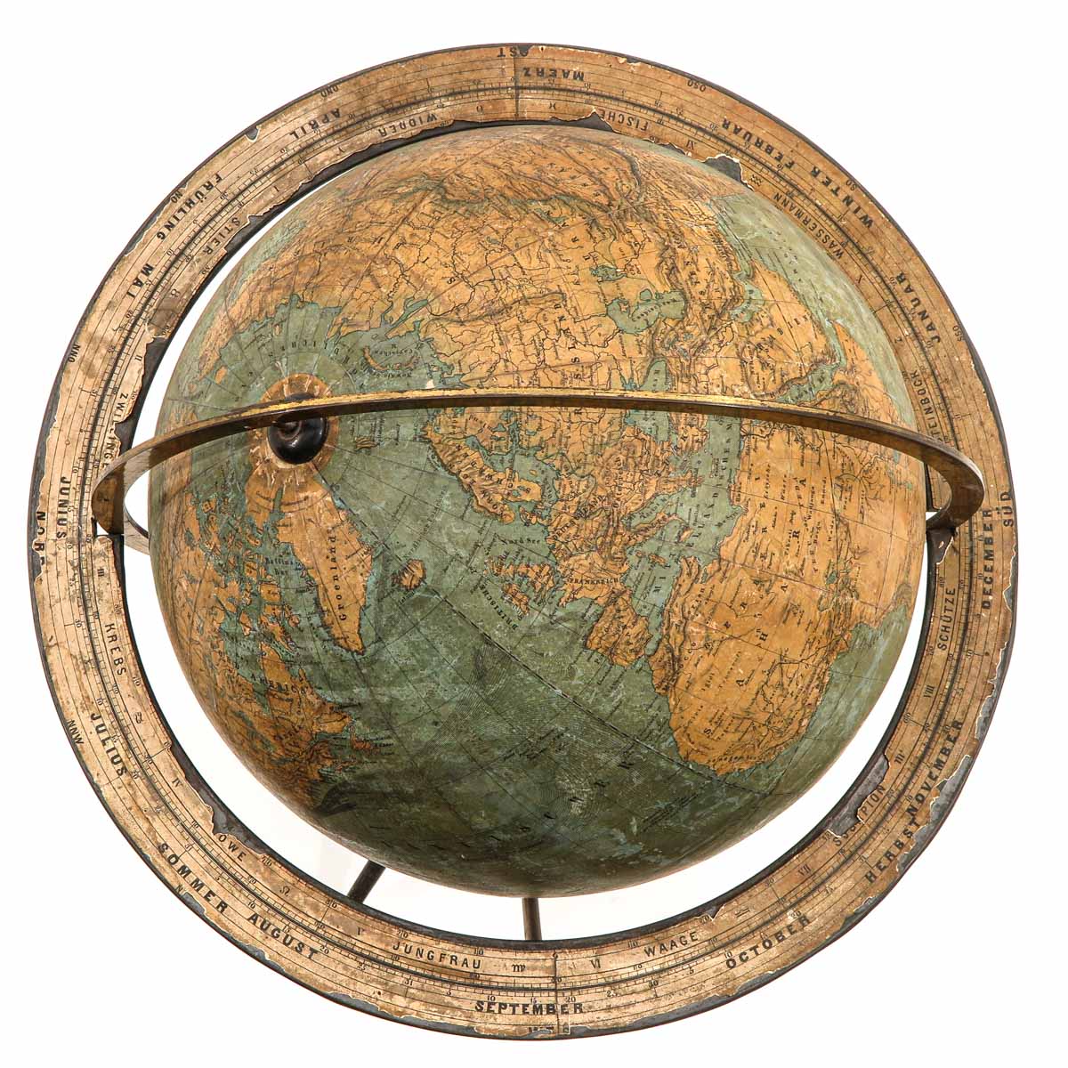 An Ernst Schotte & Co. Globe - Image 5 of 10