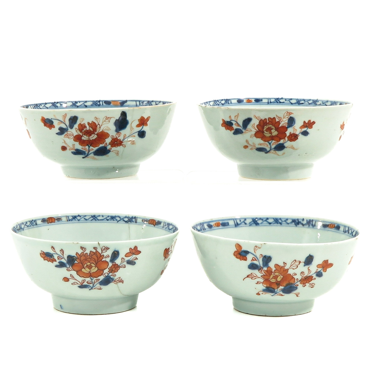 A Series of 4 Imari Bowls