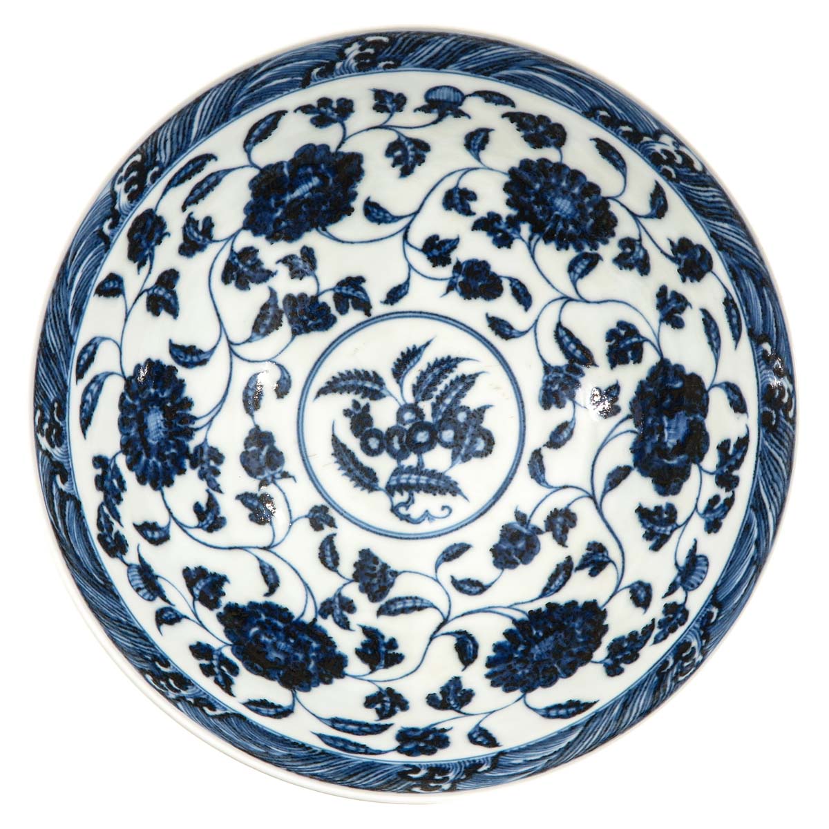 A Blue and White Bowl - Image 5 of 10