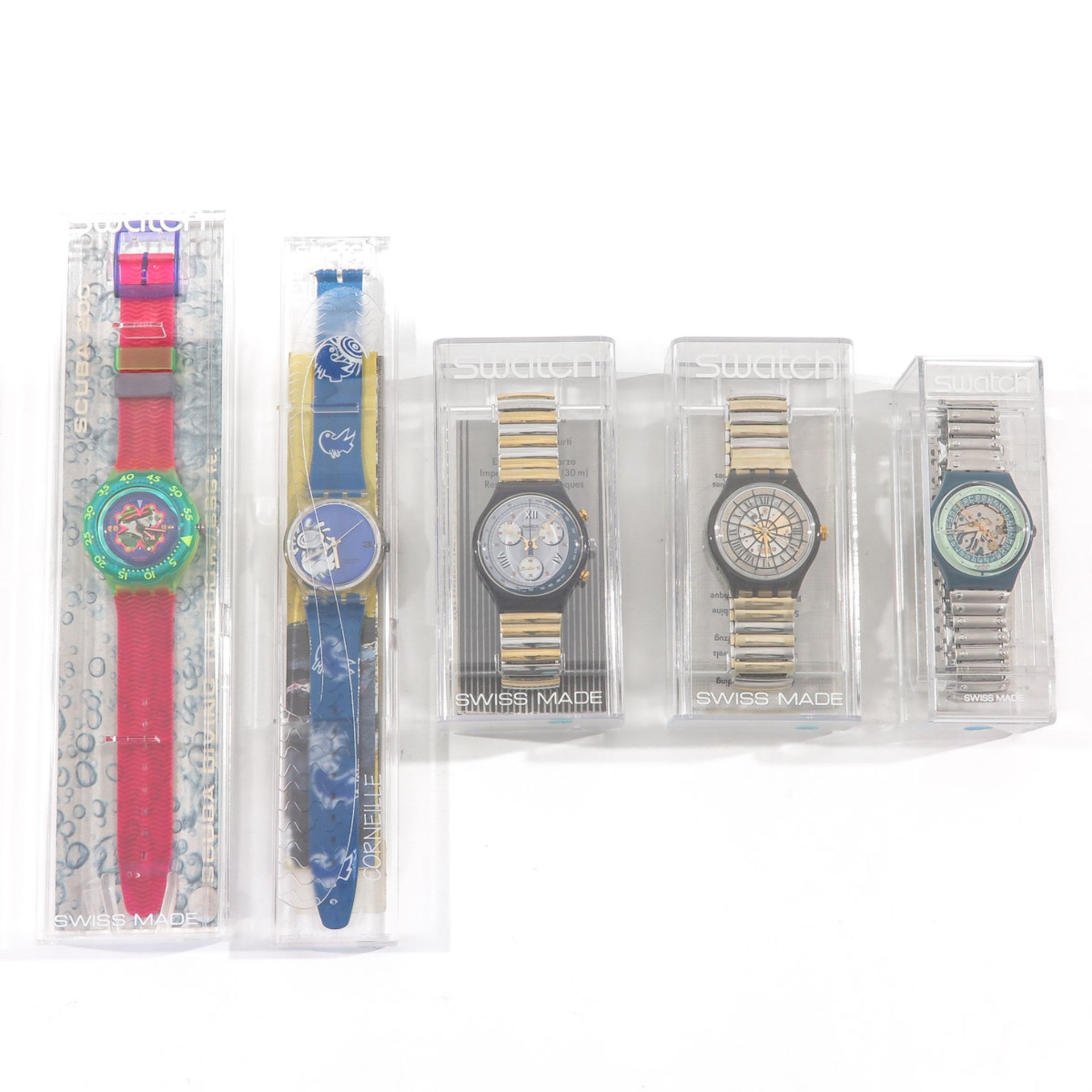 A Collection of 10 Swatch Watches - Bild 5 aus 9