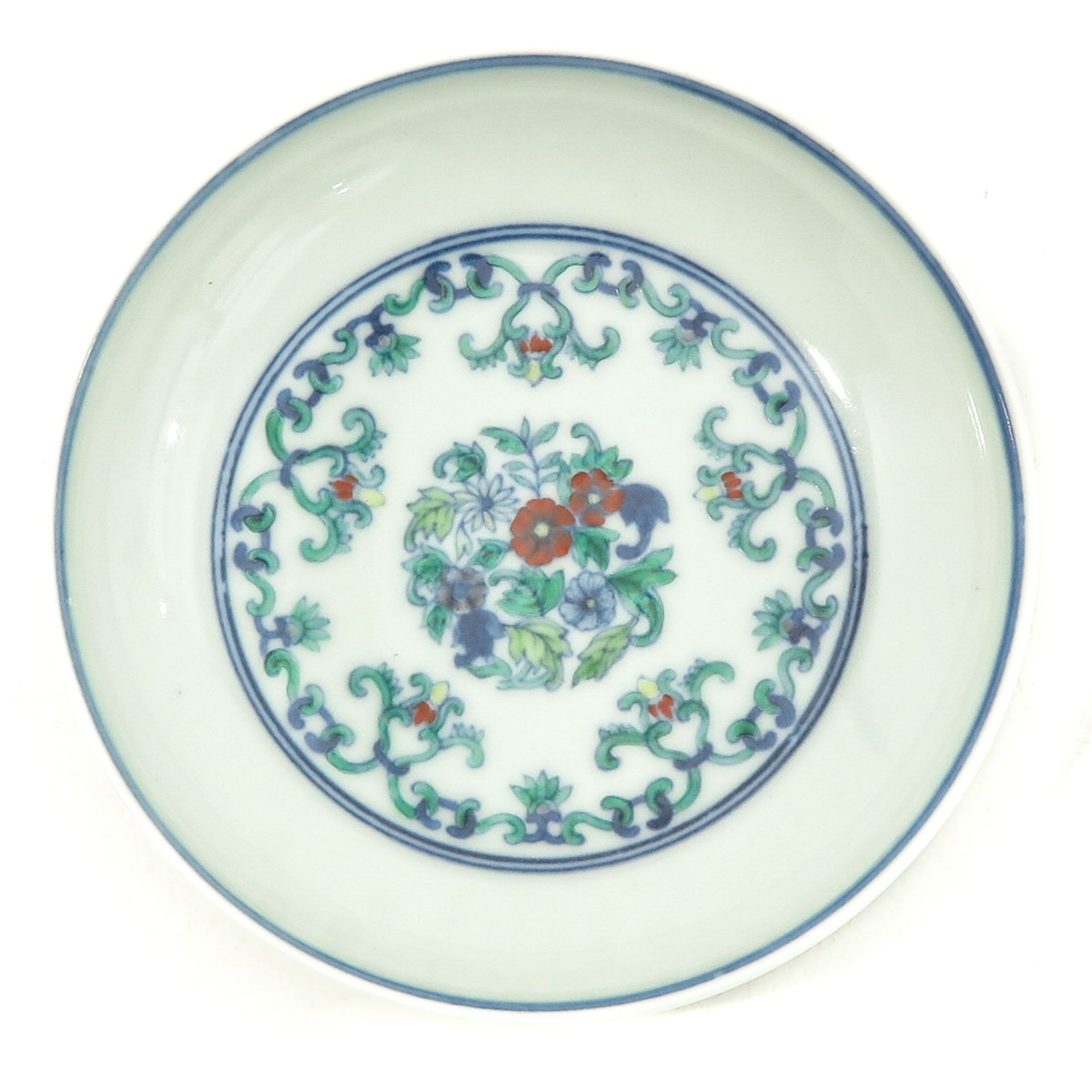 A Small Doucai Dish