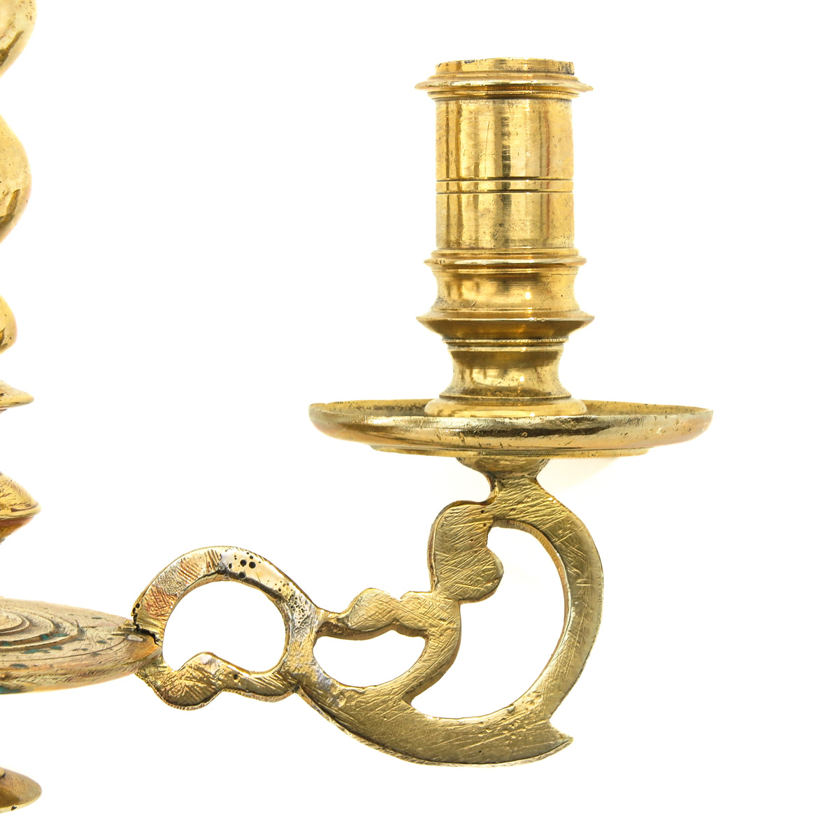 A Pair of 17th Century Candle Chandeliers - Image 8 of 8