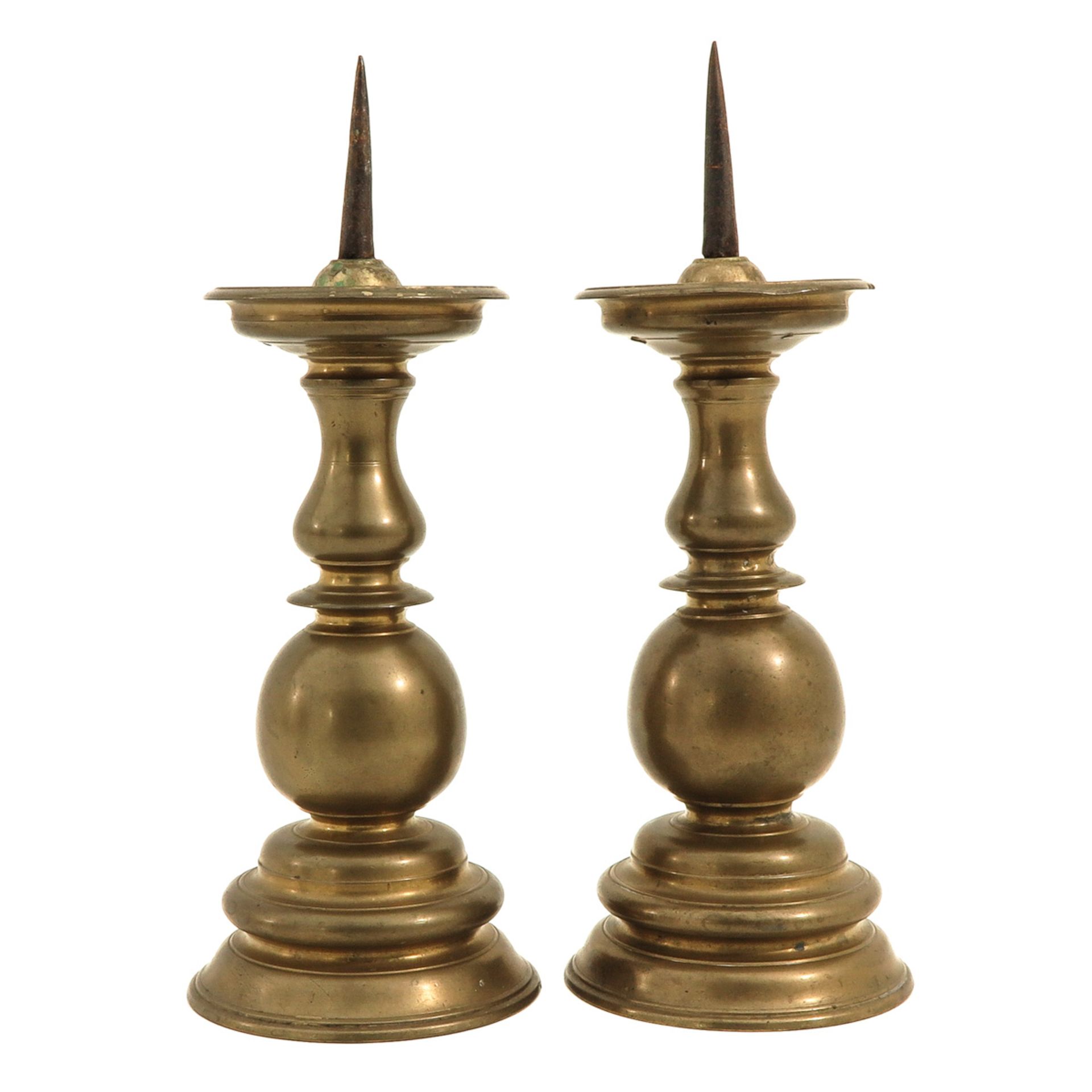 A Pair of 16th Century Candlesticks - Image 2 of 8