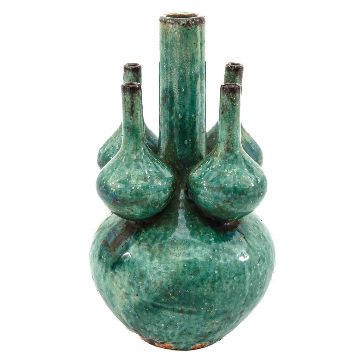 A Green Glaze Tulip Vase