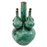 A Green Glaze Tulip Vase