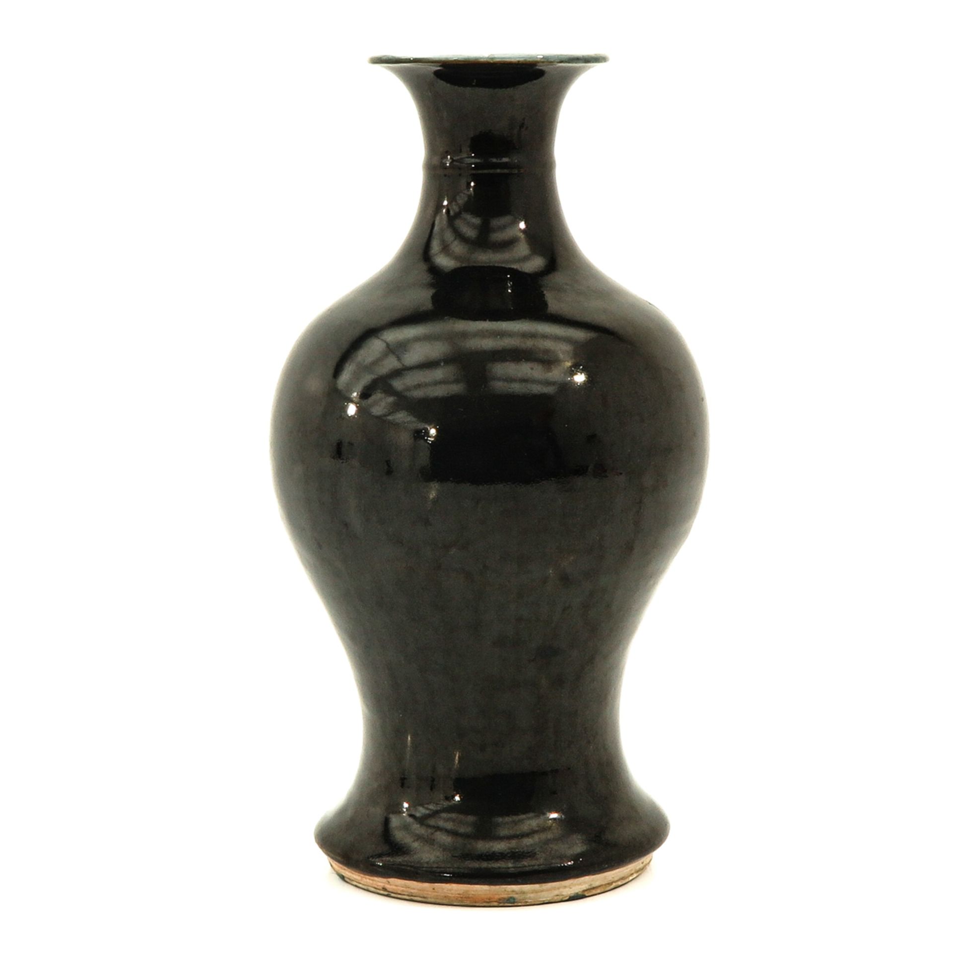A Tea Dust Decor Baluster Vase - Image 2 of 9