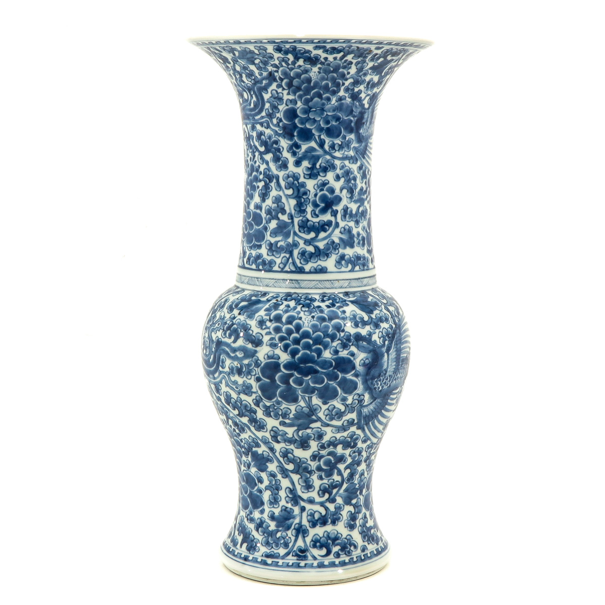 A Blue and White Yen Yen Vase - Image 4 of 10