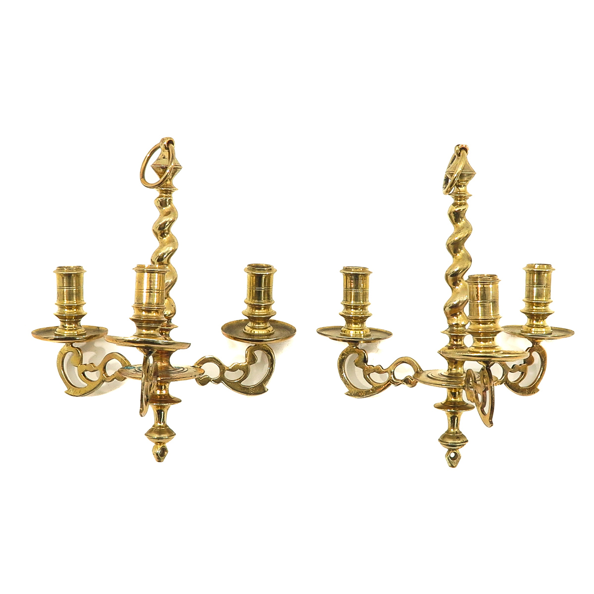 A Pair of 17th Century Candle Chandeliers - Image 3 of 8