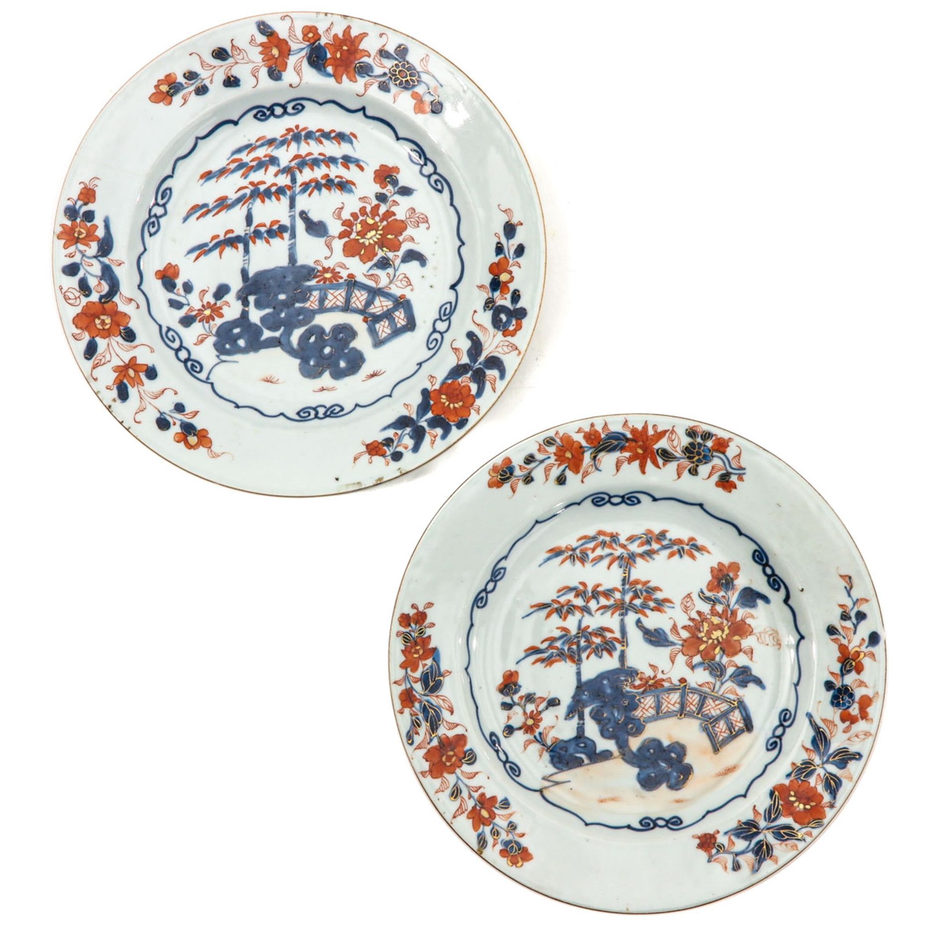 A Series of 6 Imari Plates - Bild 3 aus 10