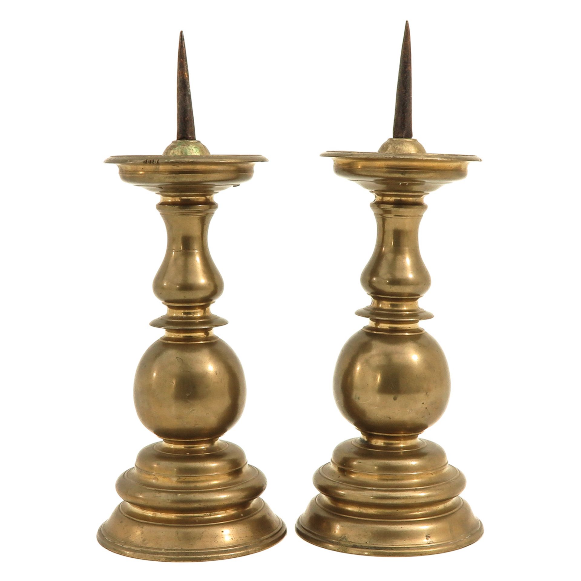 A Pair of 16th Century Candlesticks - Image 4 of 8