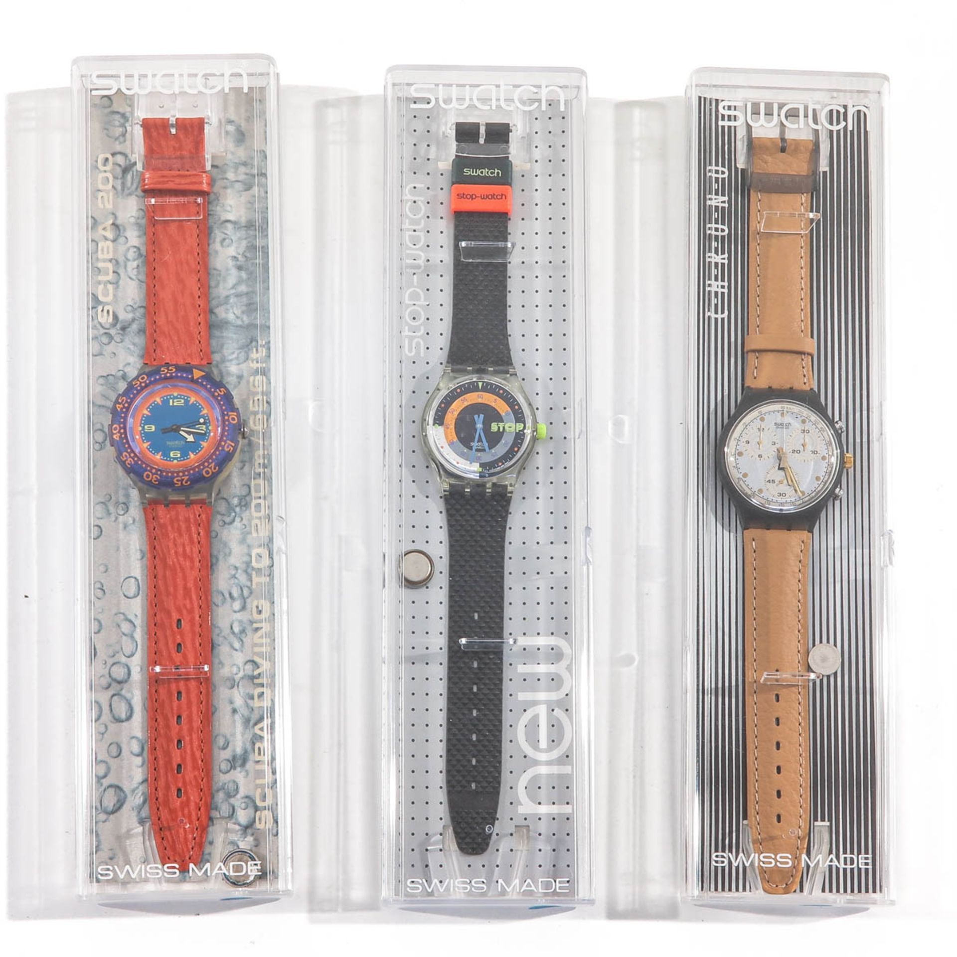 A Collection of 10 Swatch Watches - Bild 3 aus 8