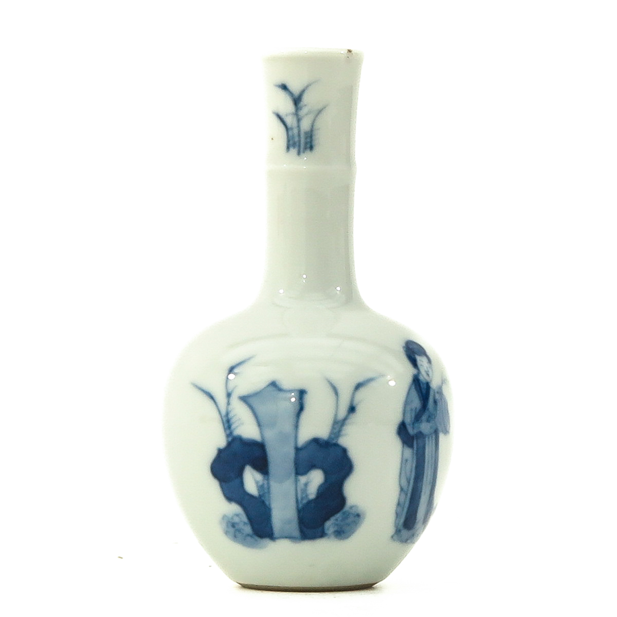 A Miniature Blue and White Vase - Image 3 of 10