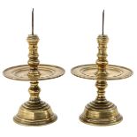 A Pair of Colonial Candlesticks
