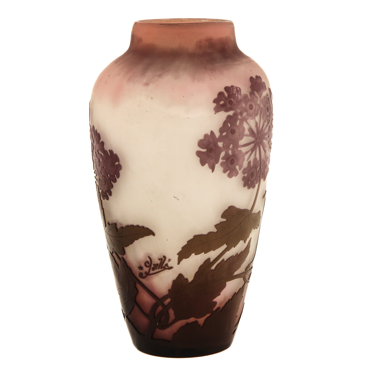 A Signed Galle' Vase - Image 2 of 9