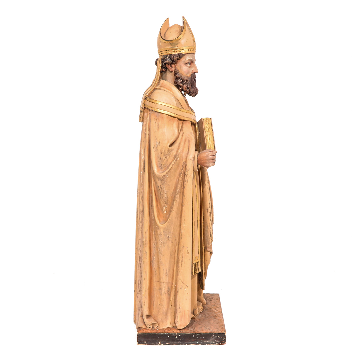 A 19th Century Sculpture of Saint Augustine - Image 4 of 10